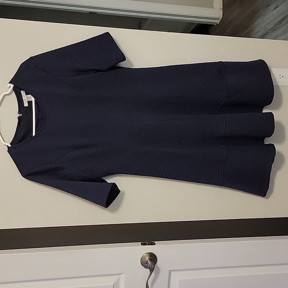 London times navy dress